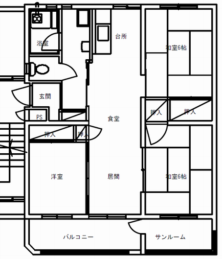 大鶴目間取